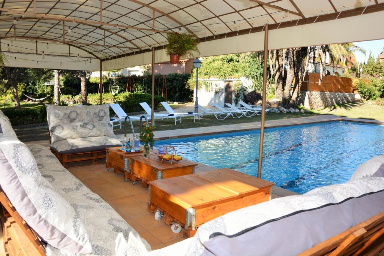 Villa Sitges El Ranch Amaizing Outdoor Areas Beaches At 5 Minutes Walk Sitges At 15 Min Drive Ac Pool Jacuzzi & Garden Xxl Calafell Eksteriør bilde